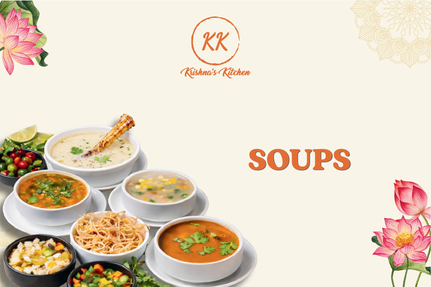 Krishna's Kitchen Menu 2